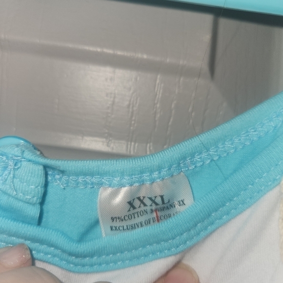 SUNDAY CROSS TOP SZ XXXL RUNS SMALL FITS AS 10/12  ADD LEGGINGS EASTER SPRING - Picture 4 of 5